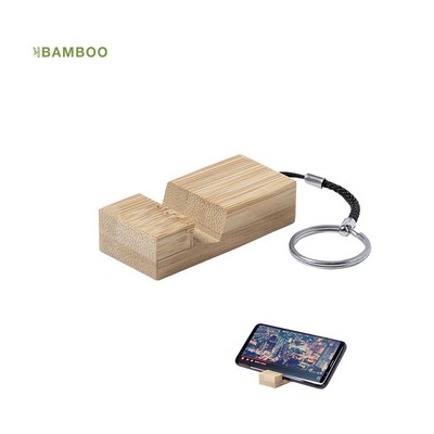 Keyring bamboo with phone h