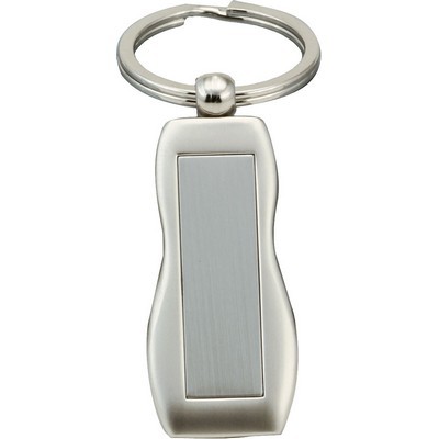 key ring with satin metal i