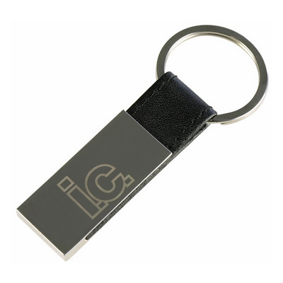 Hudson Leather Keychain (D405_PB)