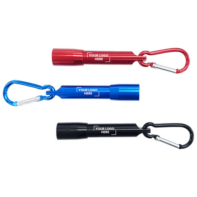 Carabiner LED Flashlight with Gift Box (L330_PB)