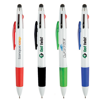 Tri-Colour Stylus Pen (P726_PB)