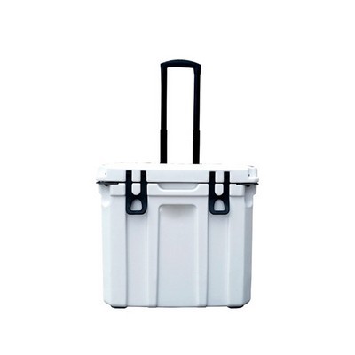31L Cooler Box with Wheels - Tan