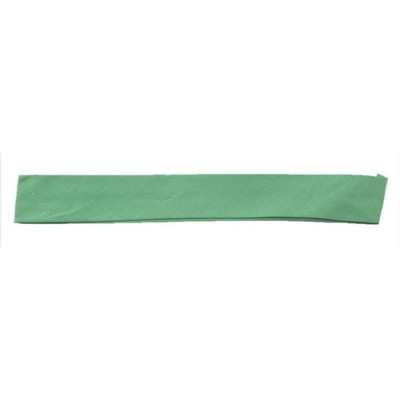 Straw Fedora Ribbon - Green