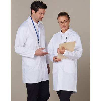 Unisex Long Sleeve Lab Coat (M7632_WIN)