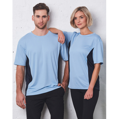 (Unisex) CoolDry Mesh Contrast Tee (TS12_WIN)