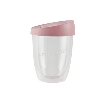 12oz Uppercup - Clear/Pink