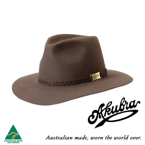 AKUBRA Felt Hat: AVALON - hazelnut