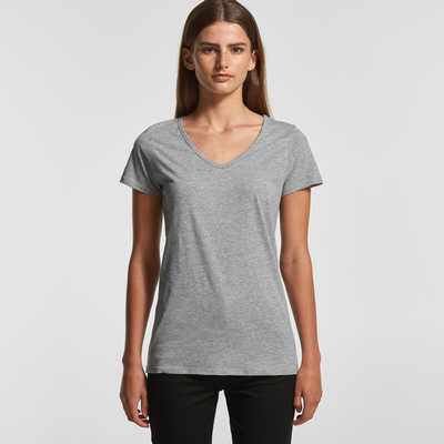 Wo`s Bevel Vneck Tee