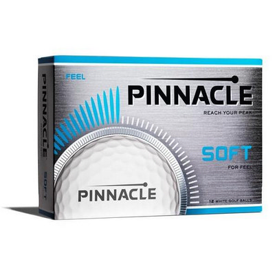 Pinnacle Soft (White, Pink) Golf Ball (GOLF2_B9)