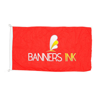 110 GSM Polyester Flag - 1800 mm x 900mm (110_Flag_R_BI)