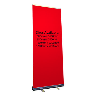 Single Light Weight Pull Up Banner 600mm x 1600mm