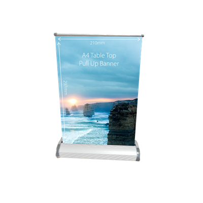 Table Top Pull Up Banner A4 (TTPUBA4_BI)