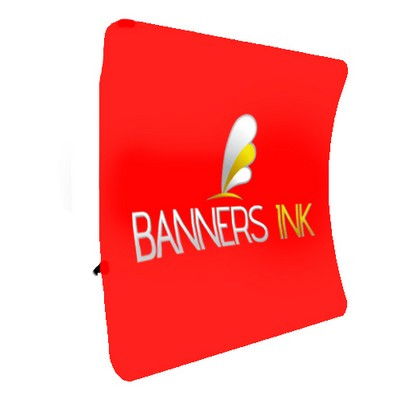 Tension Fabric Display U-Shape 3000mm x 2280mm Single Sided Print (TFD_U_S_BI)