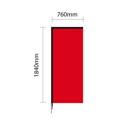 Small Single Sided Wing Banner