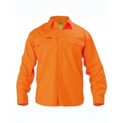 HI VIS DRILL SHIRT - LONG SLEEVE 