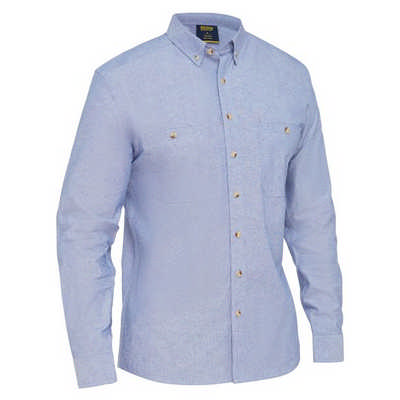 MENS LONG SLEEVE CHAMBRAY SHIRT 