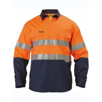 TAPED HI VIS COOL LIGHTWEIGHT SHIRT (5X EMBROIDERY PACK)