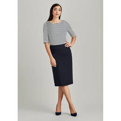 Comfort Wool Stretch Womens Relaxed Fit Skirt