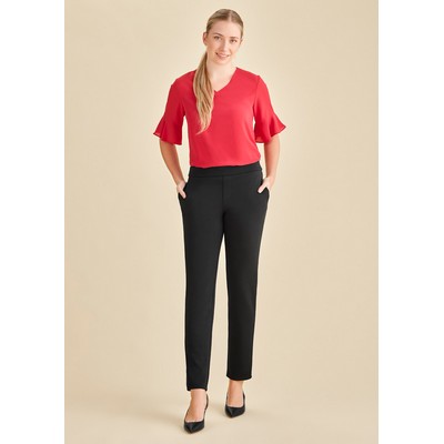 Womens Scuba Ponte Mid-rise Pull-on Pant