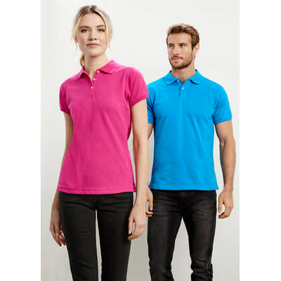 Womens Neon Short Sleeve Polo