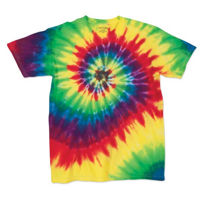 MULTI-SPIRAL TIE DYED T-SHIRT