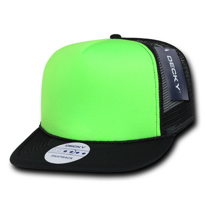 Flat Bill Neon Trucker Cap