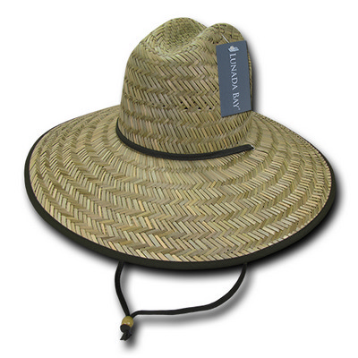 Mat Straw Lifeguard Hat