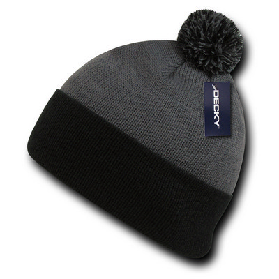 Athletic Pom Pom Beanie