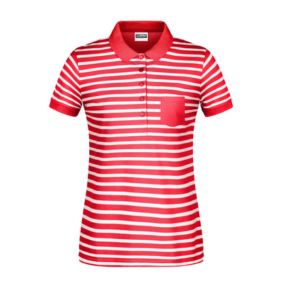 James & Nicholson Ladies Polo Striped