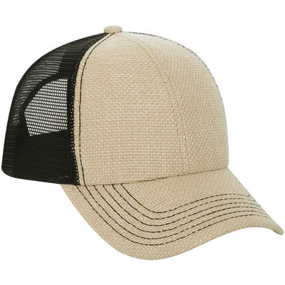 Six Panel Low Profile Mesh Back Cap