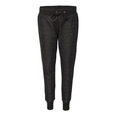 J.America Ladies Melange Fleece Jogger