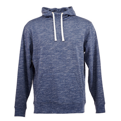 J.America Melange Fleece Pullover Hood