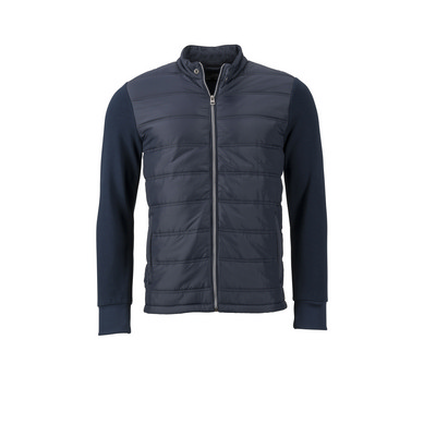 James & Nicholson  Mens Hybrid Sweat Jacket