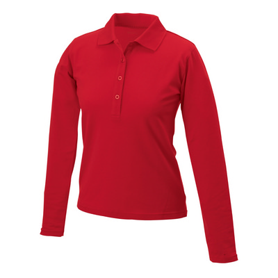 James & Nicholson Ladies Elastic Polo Long-Sleeved