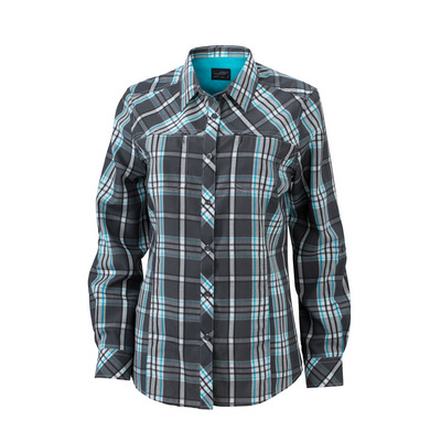 James & Nicholson Ladies UV-Protect Trekking Shirt Long-Sleeved