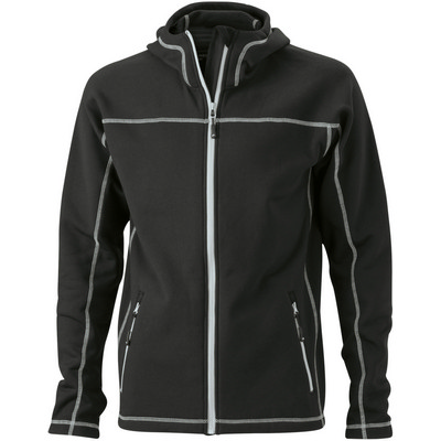 James & Nicholson  Mens Stretchfleece Jacket