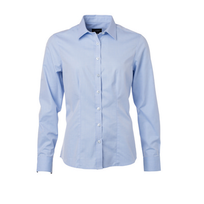 James & Nicholson Ladies Shirt Longsleeve Herringbone