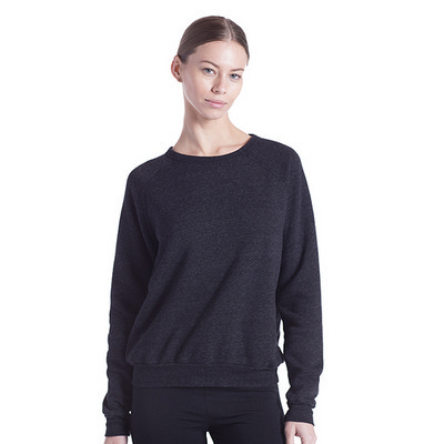 WOMENS RAGLAN PULLOVER LOOP TERRY L/S CREW