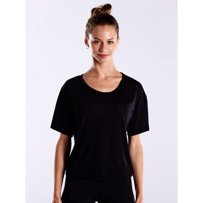 WOMENS BOXY OPEN NECK TOP