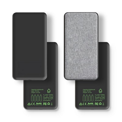 Albert Eco Power Bank - 10000 mAh (RPET/Fabric)