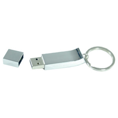 Chrome Keyring Flash Drive 16GB (AR240-16GB_CAPR)