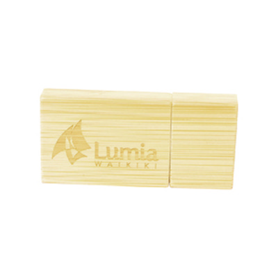Magnetic Bamboo USB Drive 16GB (AR265-16GB_CAPR)