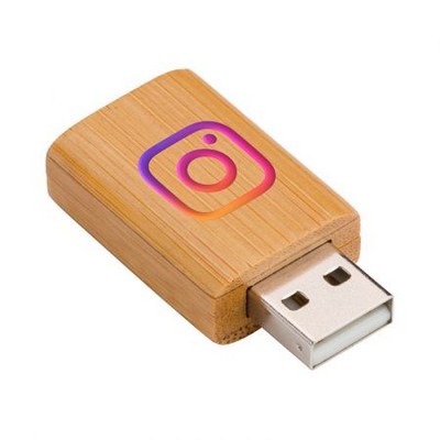 USB Data Blocker Wood (AR764_CAPR)