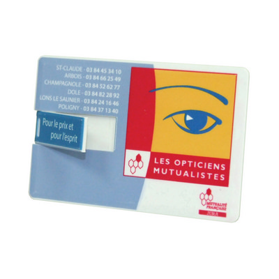 Slimline Credit Card Flash Drive 16GB (USB2.0) (USM6181-16GB_CAPR)