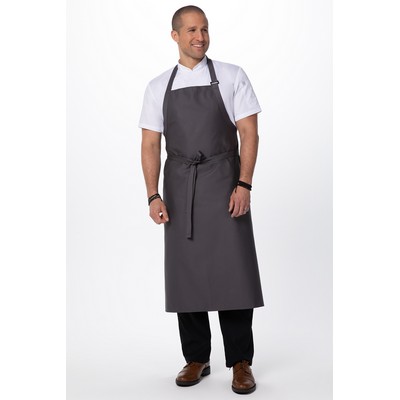 Large Bib Apron- Slate 