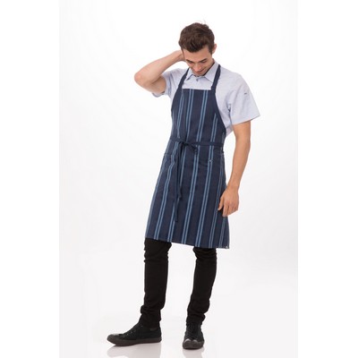 Presidio Bib Apron- Navy Blue 