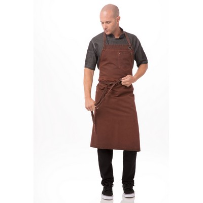 Dorset Chefs Bib Apron- Rust 