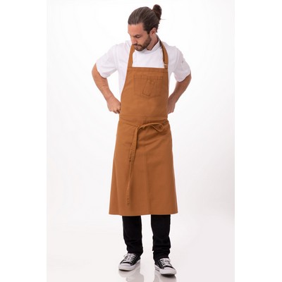 Rockford Chefs Bib Apron- Nutmeg 