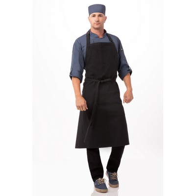 Rockford Chefs Bib Apron- Steel Grey 