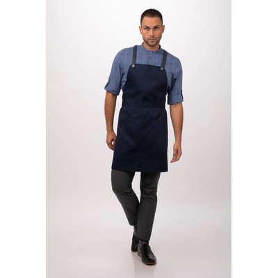 Largo Bib Apron- Dark Navy 